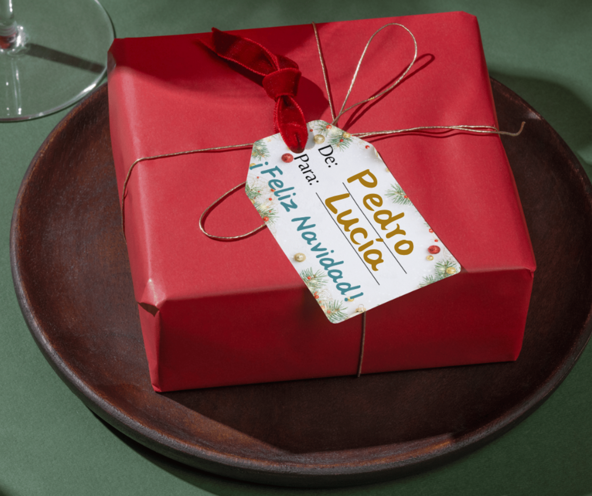 Pack digital pegatinas navideñas para regalos | Pack PDF 5 Páginas - 2